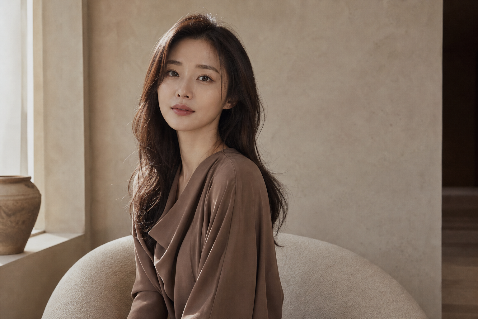 써마지 안내를 위한 브랜드 모델 이미지