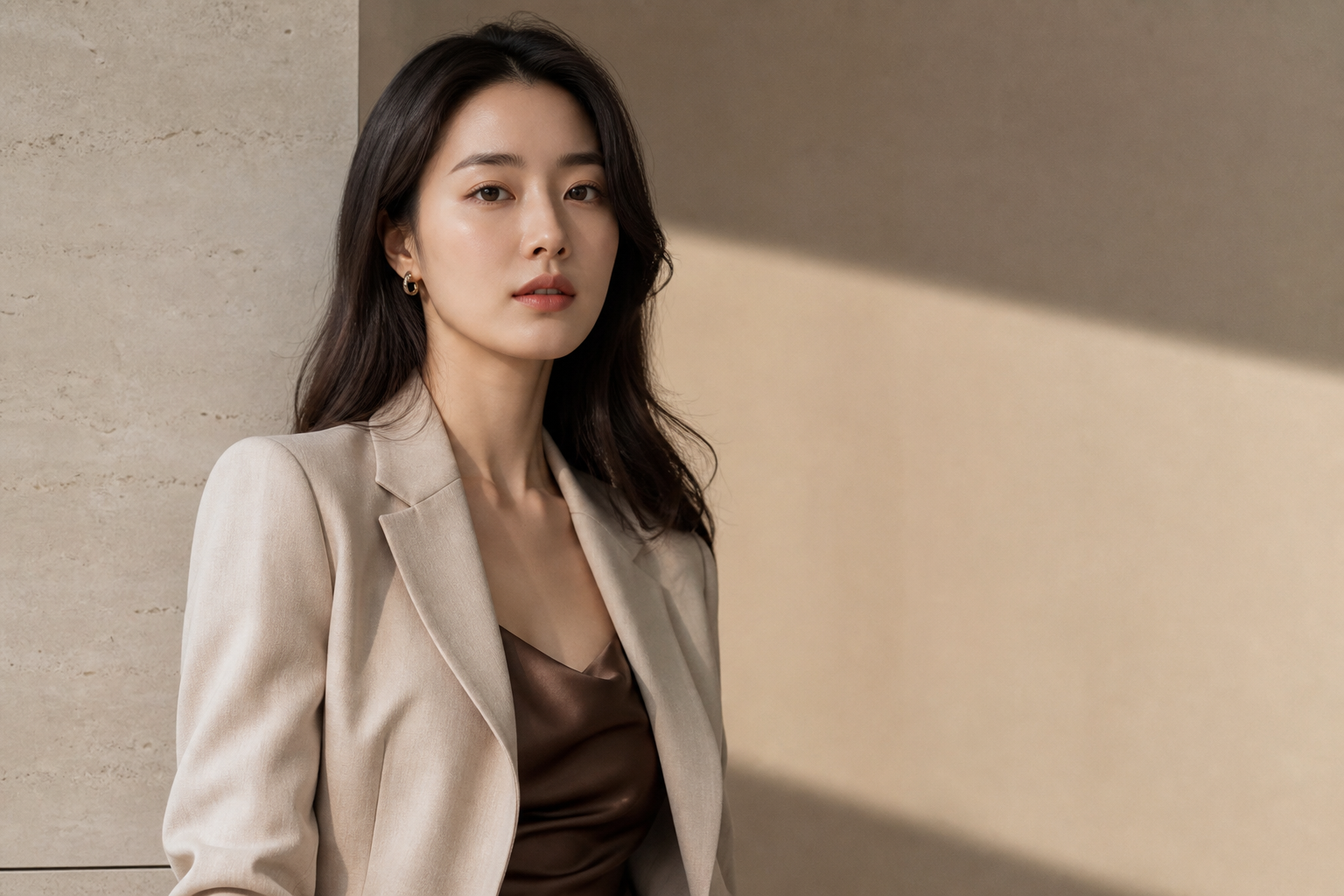 실리프팅를 표현한 프레임 화보 이미지